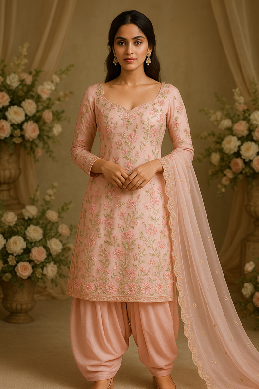 Gulaabi Phooldaan – Premium Festive Salwar Suit